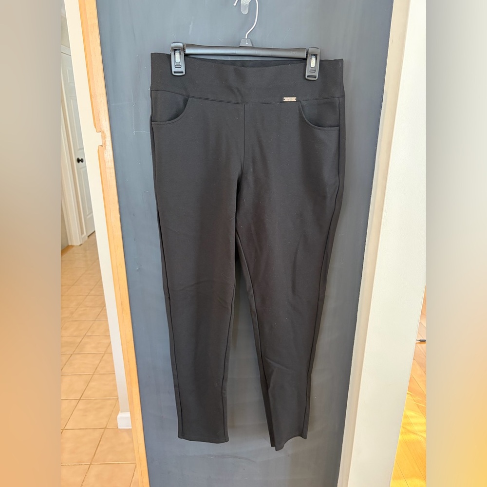 Black Women's Ponte Legging Pants